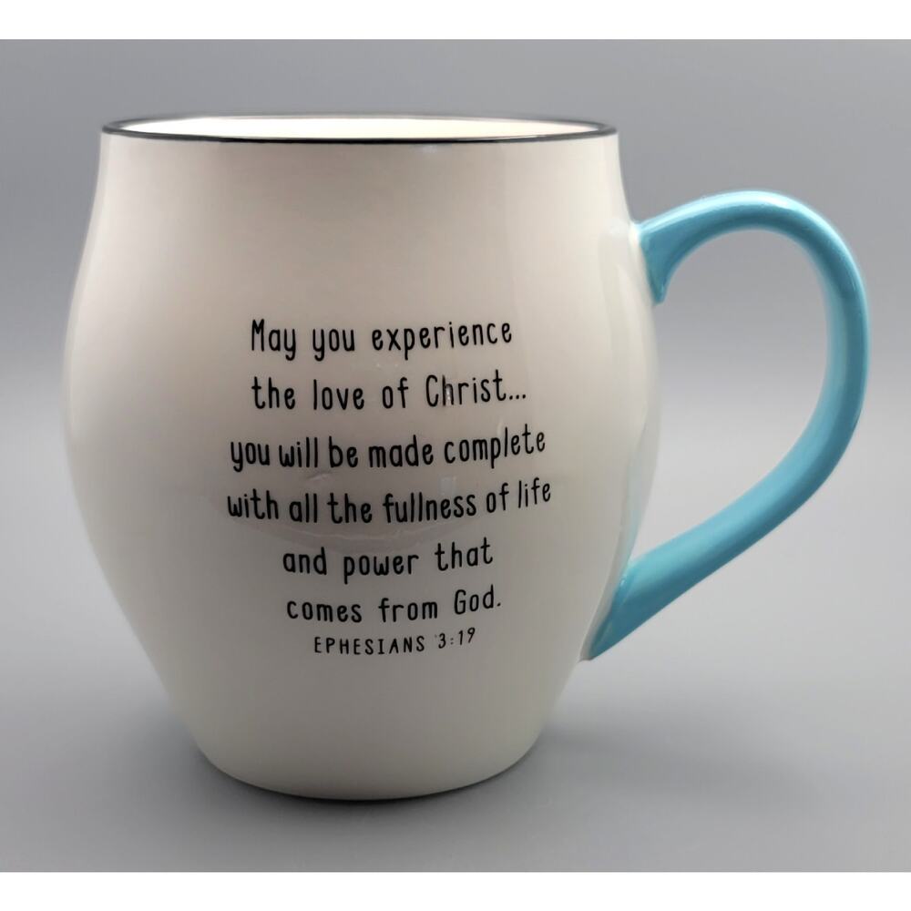 Lighthouse Christian Products LOVED BEYOND WORDS Coffee Mug Ephesians 3:19 - Picture 4 of 11